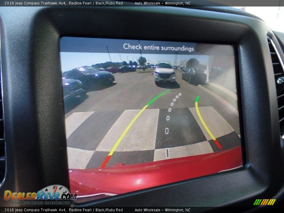 2018 Jeep Compass Trailhawk 4x4 Redline Pearl / Black/Ruby Red Photo #18