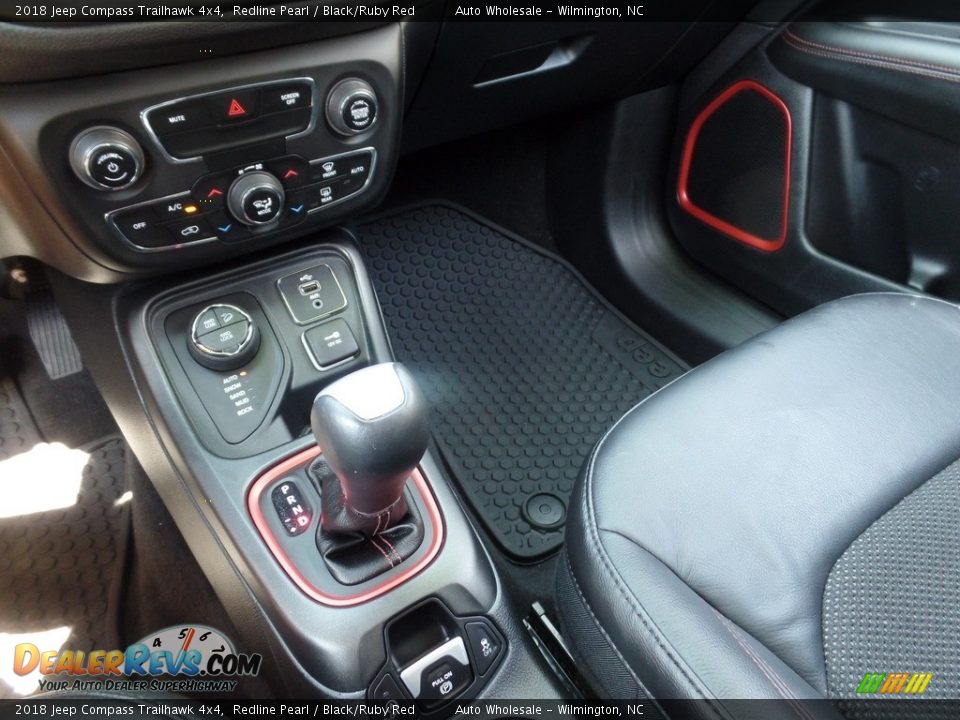 2018 Jeep Compass Trailhawk 4x4 Redline Pearl / Black/Ruby Red Photo #19