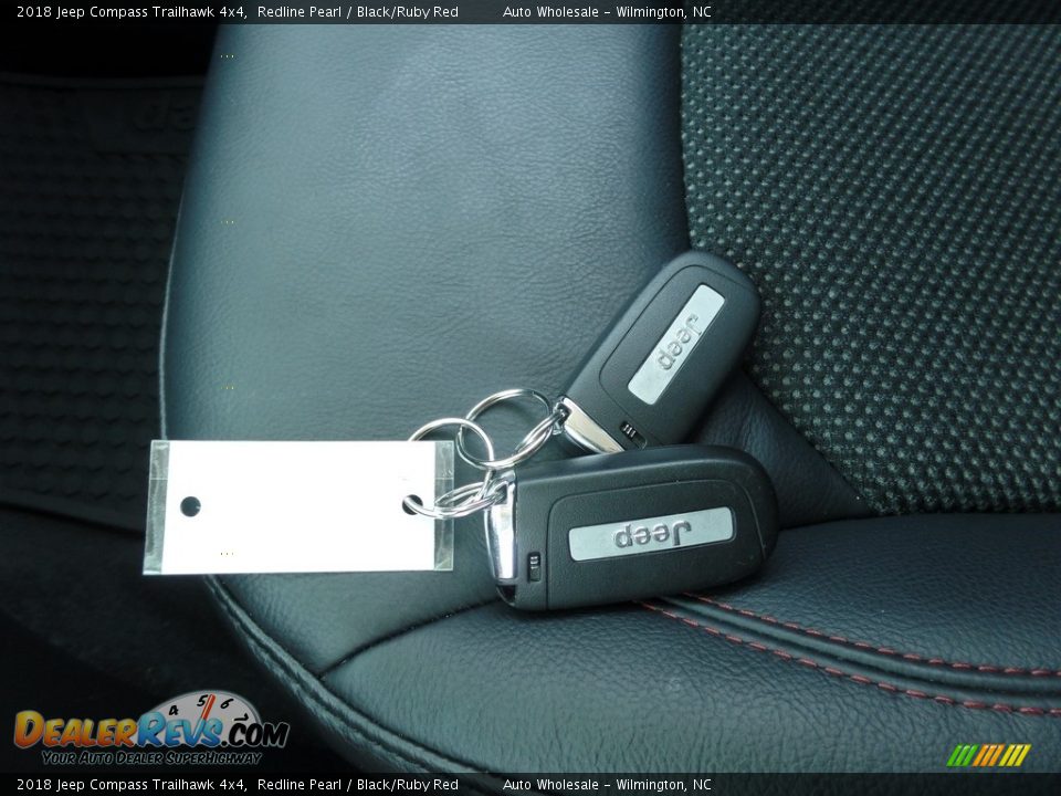 2018 Jeep Compass Trailhawk 4x4 Redline Pearl / Black/Ruby Red Photo #20