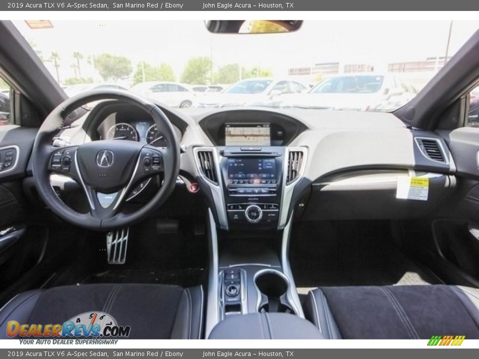 Ebony Interior - 2019 Acura TLX V6 A-Spec Sedan Photo #9