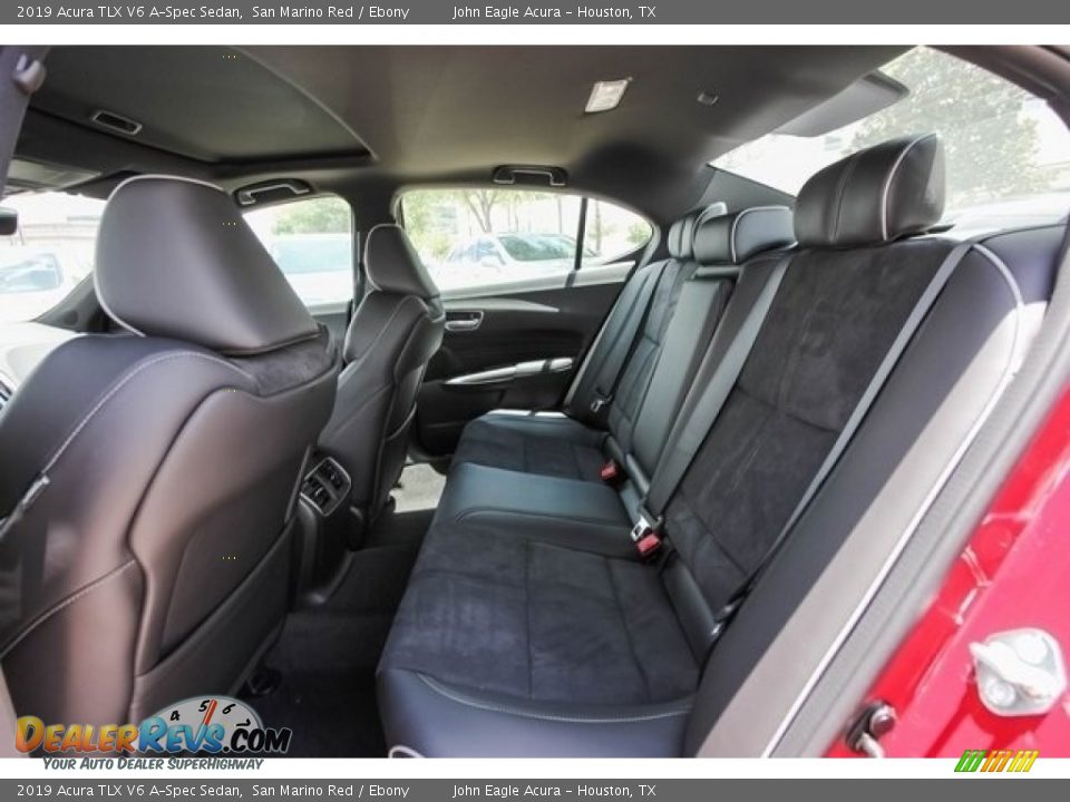 Rear Seat of 2019 Acura TLX V6 A-Spec Sedan Photo #17