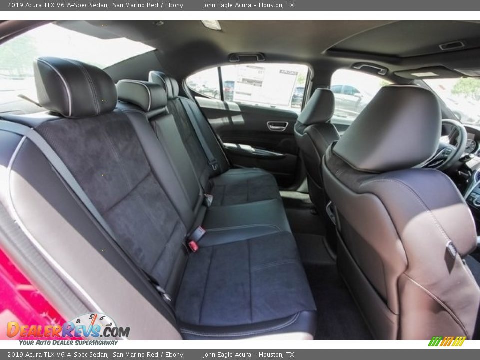 Rear Seat of 2019 Acura TLX V6 A-Spec Sedan Photo #20