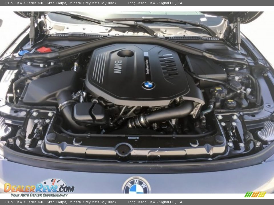 2019 BMW 4 Series 440i Gran Coupe Mineral Grey Metallic / Black Photo #8