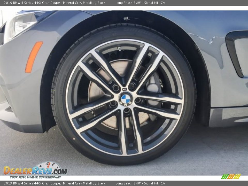 2019 BMW 4 Series 440i Gran Coupe Mineral Grey Metallic / Black Photo #9