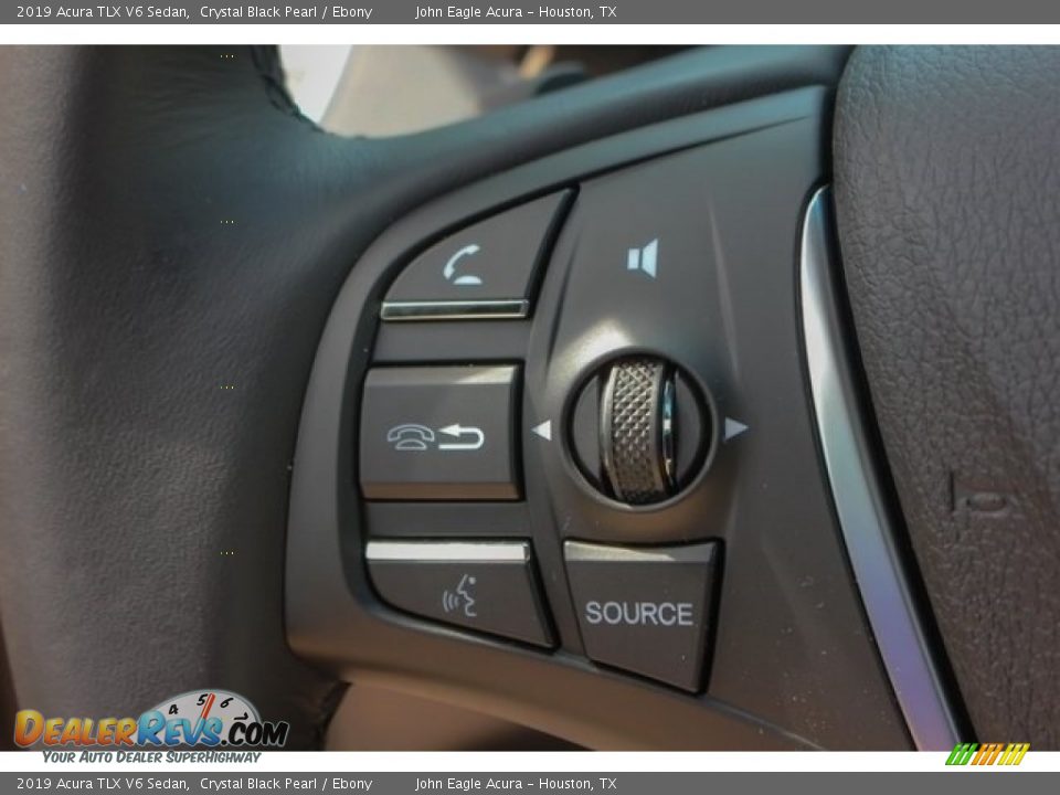 2019 Acura TLX V6 Sedan Crystal Black Pearl / Ebony Photo #35