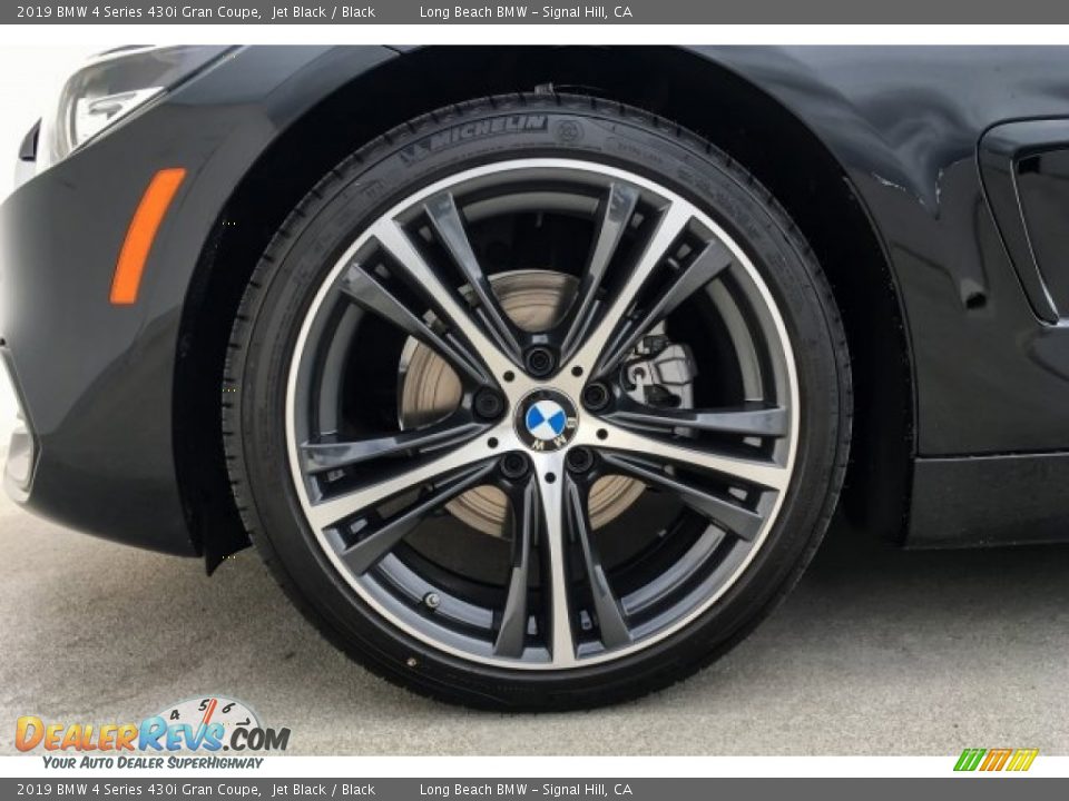 2019 BMW 4 Series 430i Gran Coupe Jet Black / Black Photo #9