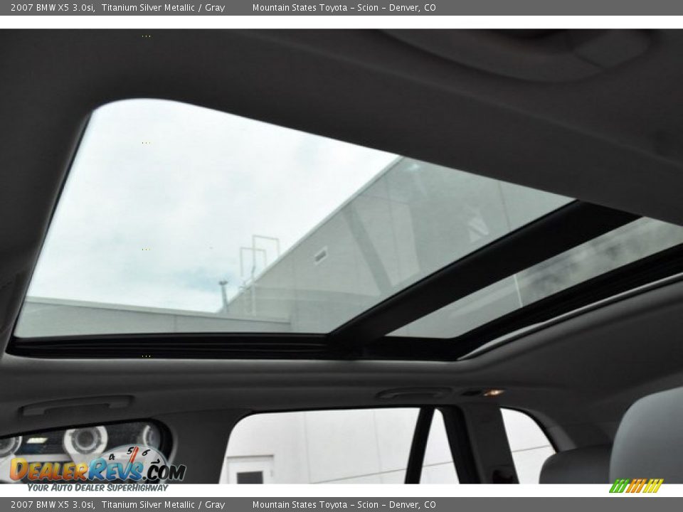 2007 BMW X5 3.0si Titanium Silver Metallic / Gray Photo #10