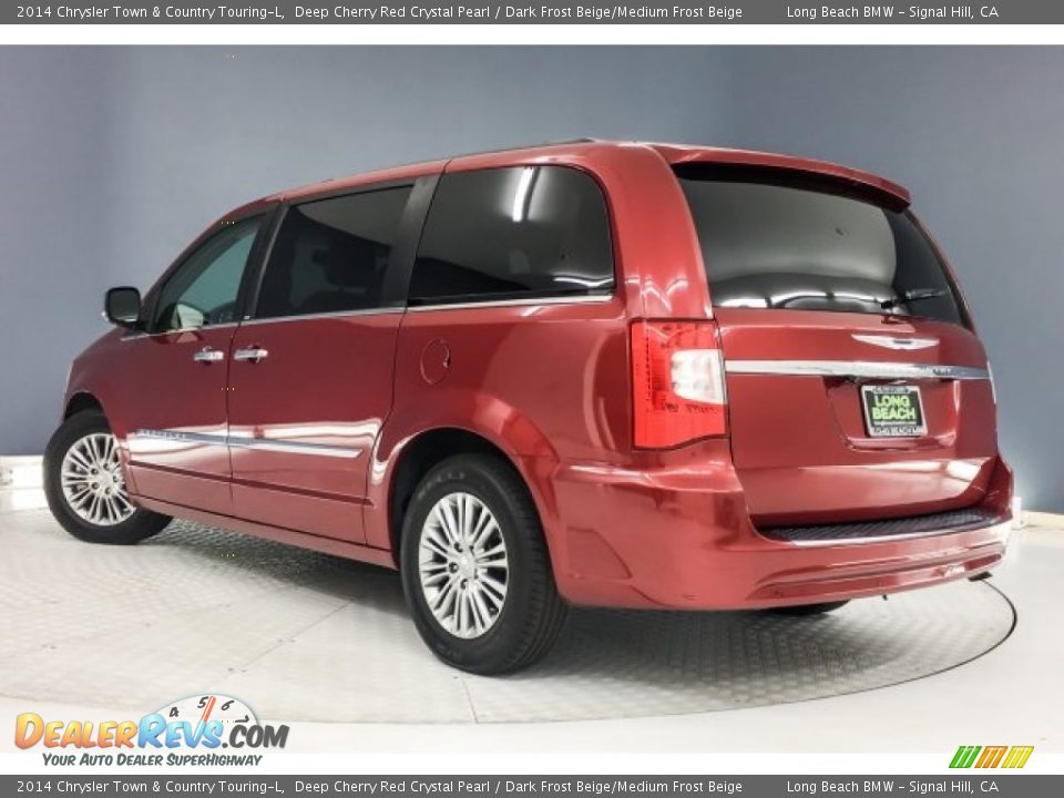 2014 Chrysler Town & Country Touring-L Deep Cherry Red Crystal Pearl / Dark Frost Beige/Medium Frost Beige Photo #10