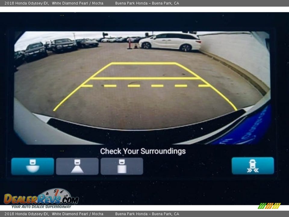 2018 Honda Odyssey EX White Diamond Pearl / Mocha Photo #15