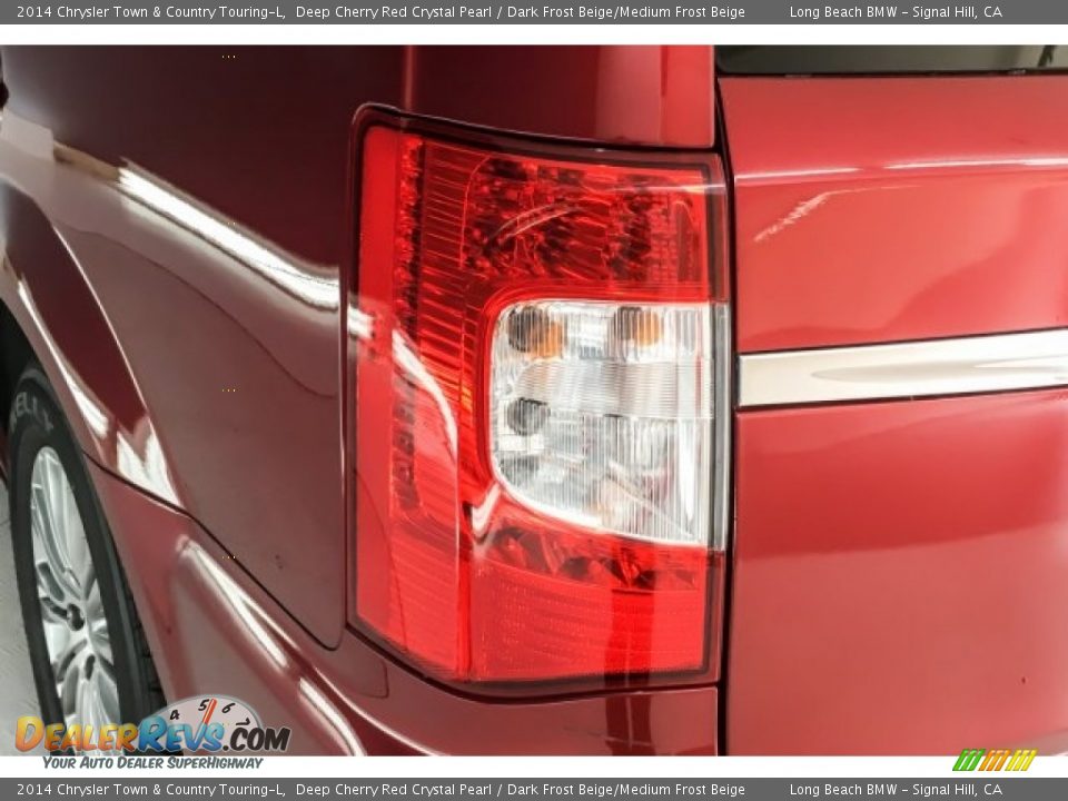 2014 Chrysler Town & Country Touring-L Deep Cherry Red Crystal Pearl / Dark Frost Beige/Medium Frost Beige Photo #30