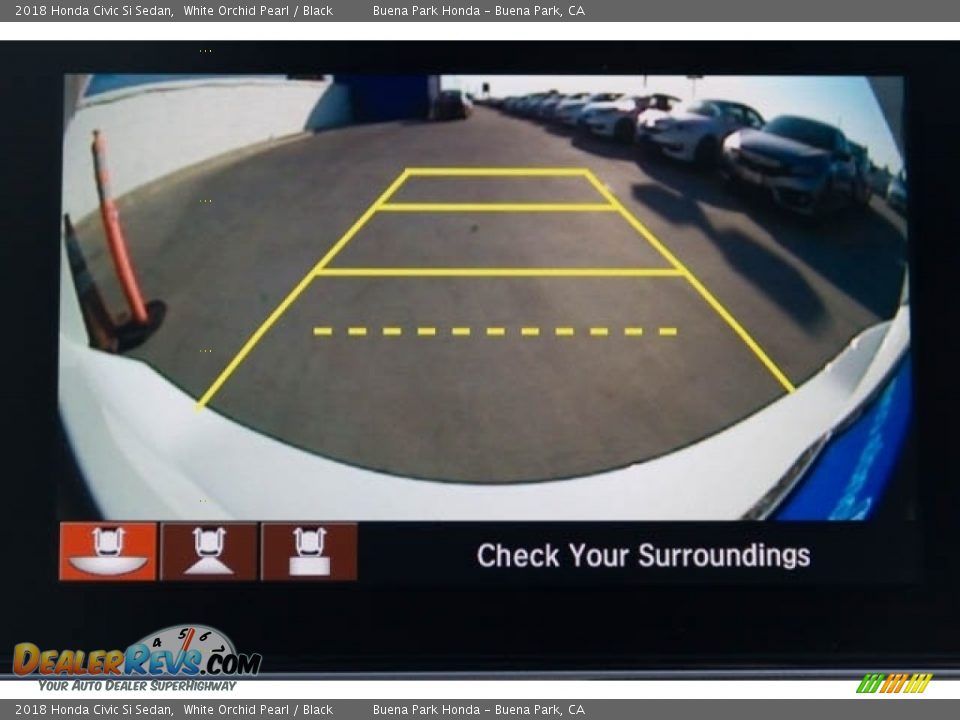 2018 Honda Civic Si Sedan White Orchid Pearl / Black Photo #7