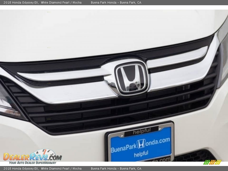 2018 Honda Odyssey EX White Diamond Pearl / Mocha Photo #4
