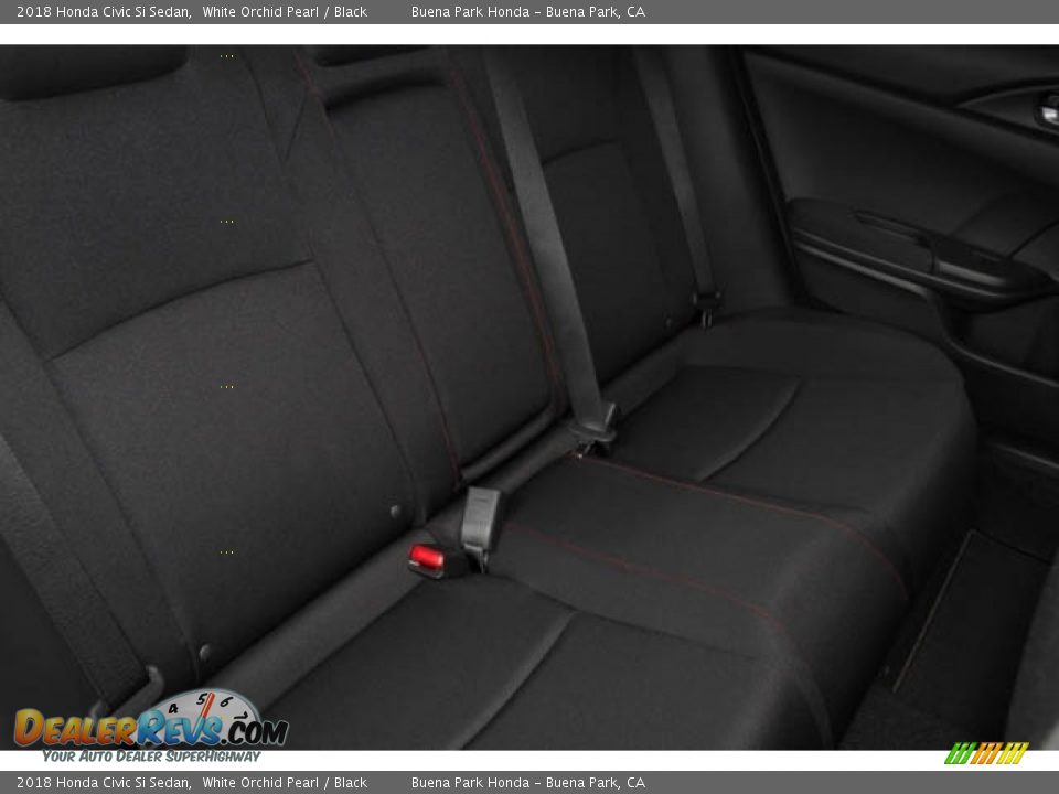 2018 Honda Civic Si Sedan White Orchid Pearl / Black Photo #21