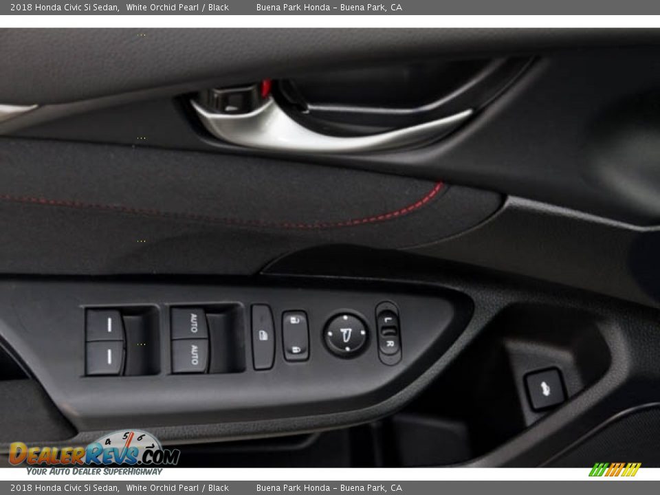 2018 Honda Civic Si Sedan White Orchid Pearl / Black Photo #26