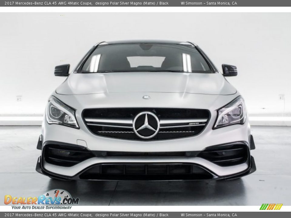 2017 Mercedes-Benz CLA 45 AMG 4Matic Coupe designo Polar Silver Magno (Matte) / Black Photo #2
