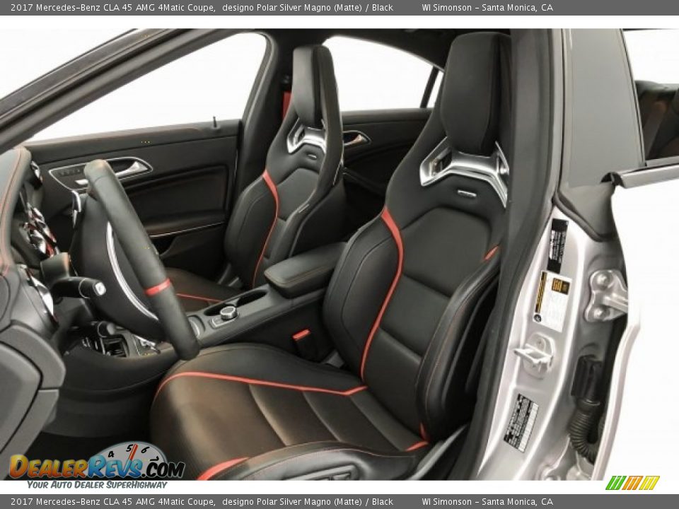 Front Seat of 2017 Mercedes-Benz CLA 45 AMG 4Matic Coupe Photo #14