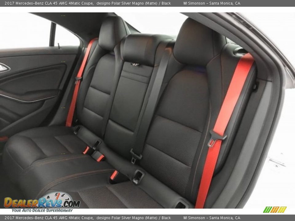 2017 Mercedes-Benz CLA 45 AMG 4Matic Coupe designo Polar Silver Magno (Matte) / Black Photo #17