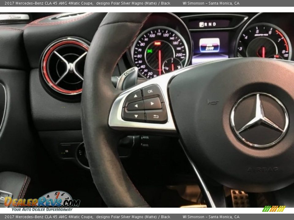 2017 Mercedes-Benz CLA 45 AMG 4Matic Coupe Steering Wheel Photo #18