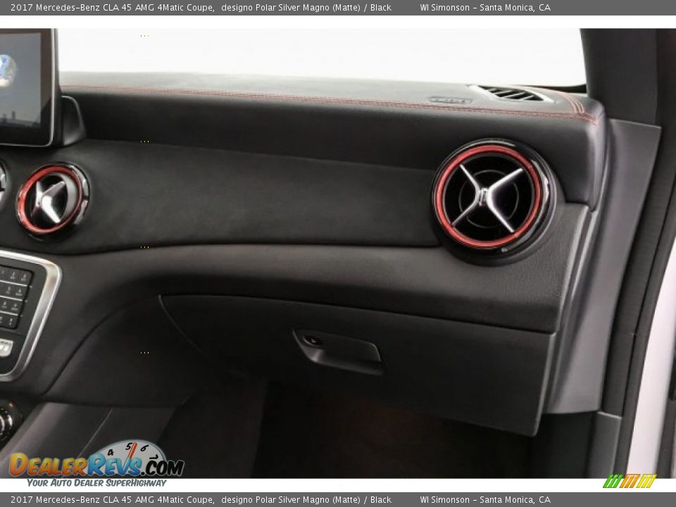 2017 Mercedes-Benz CLA 45 AMG 4Matic Coupe designo Polar Silver Magno (Matte) / Black Photo #27