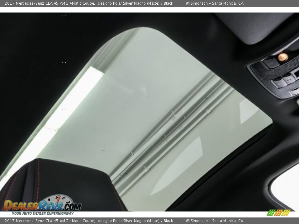 2017 Mercedes-Benz CLA 45 AMG 4Matic Coupe designo Polar Silver Magno (Matte) / Black Photo #28