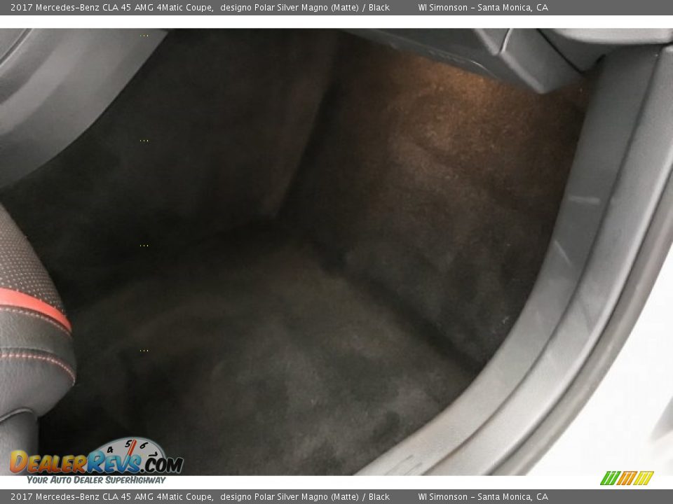 2017 Mercedes-Benz CLA 45 AMG 4Matic Coupe designo Polar Silver Magno (Matte) / Black Photo #29