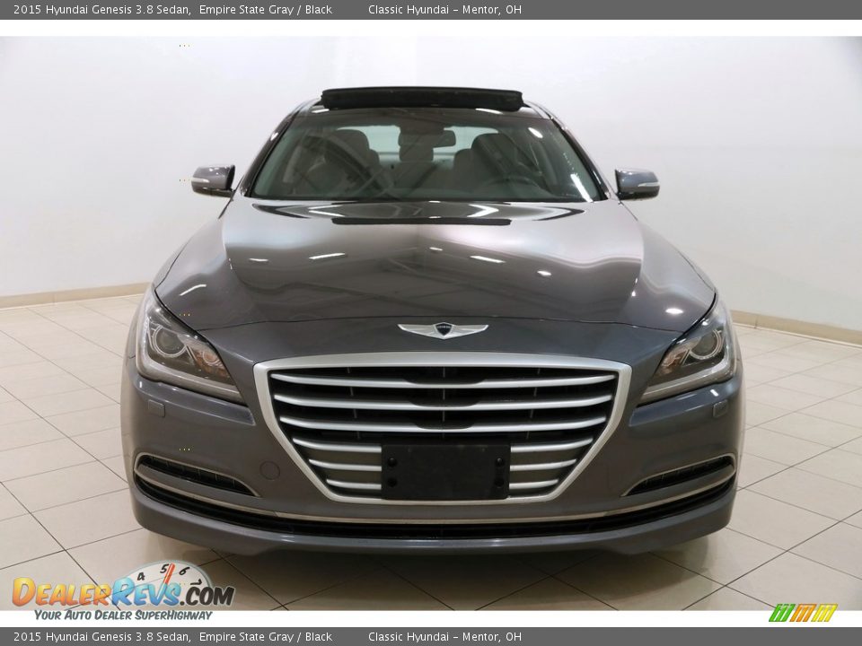 2015 Hyundai Genesis 3.8 Sedan Empire State Gray / Black Photo #2