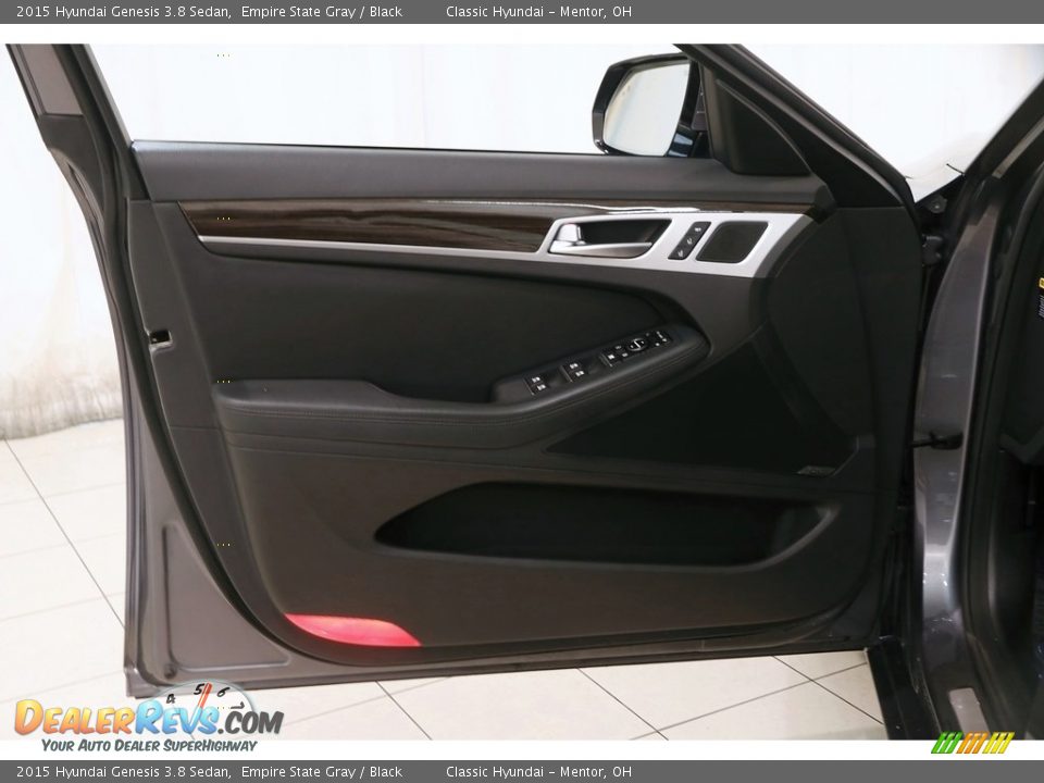 2015 Hyundai Genesis 3.8 Sedan Empire State Gray / Black Photo #4
