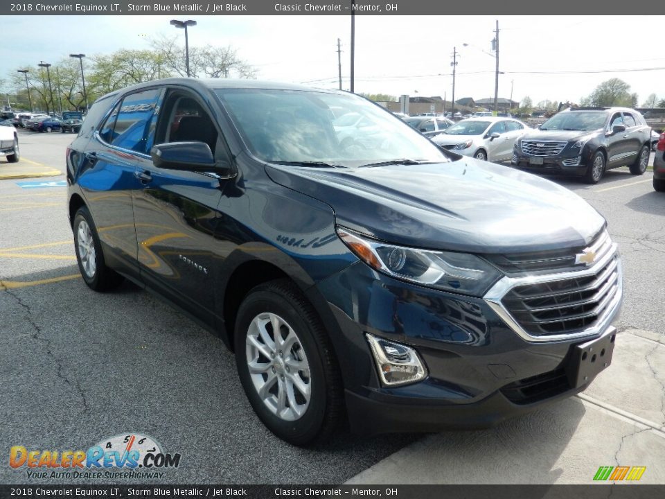 2018 Chevrolet Equinox LT Storm Blue Metallic / Jet Black Photo #3