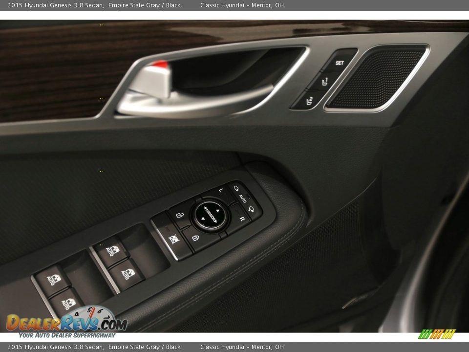 2015 Hyundai Genesis 3.8 Sedan Empire State Gray / Black Photo #5