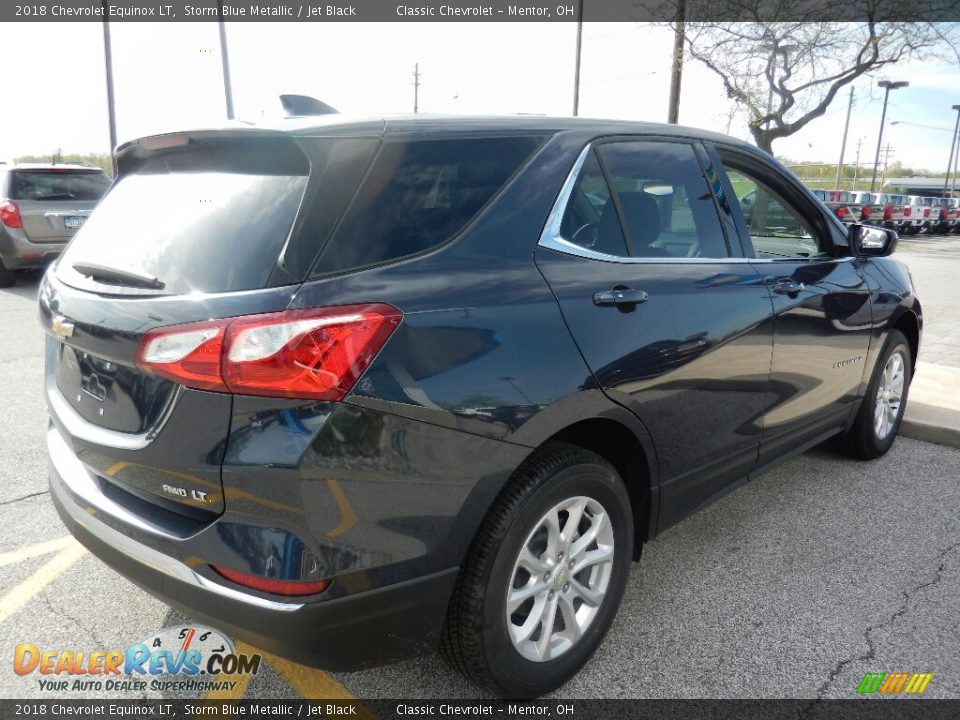 2018 Chevrolet Equinox LT Storm Blue Metallic / Jet Black Photo #4