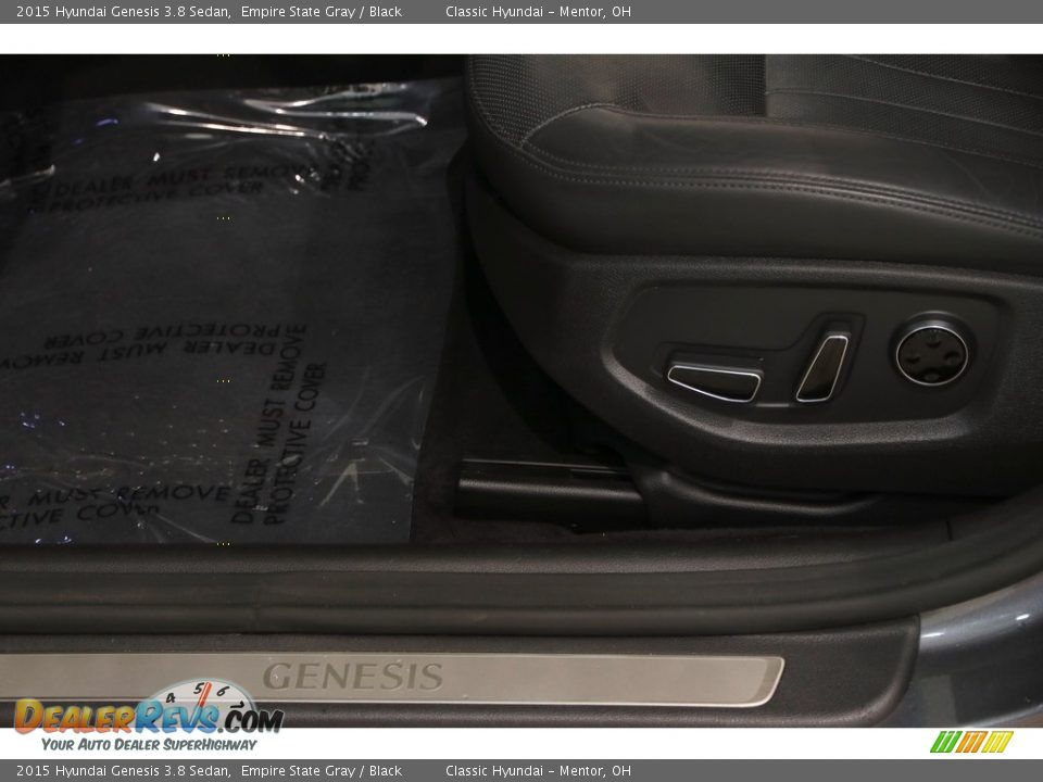 2015 Hyundai Genesis 3.8 Sedan Empire State Gray / Black Photo #6