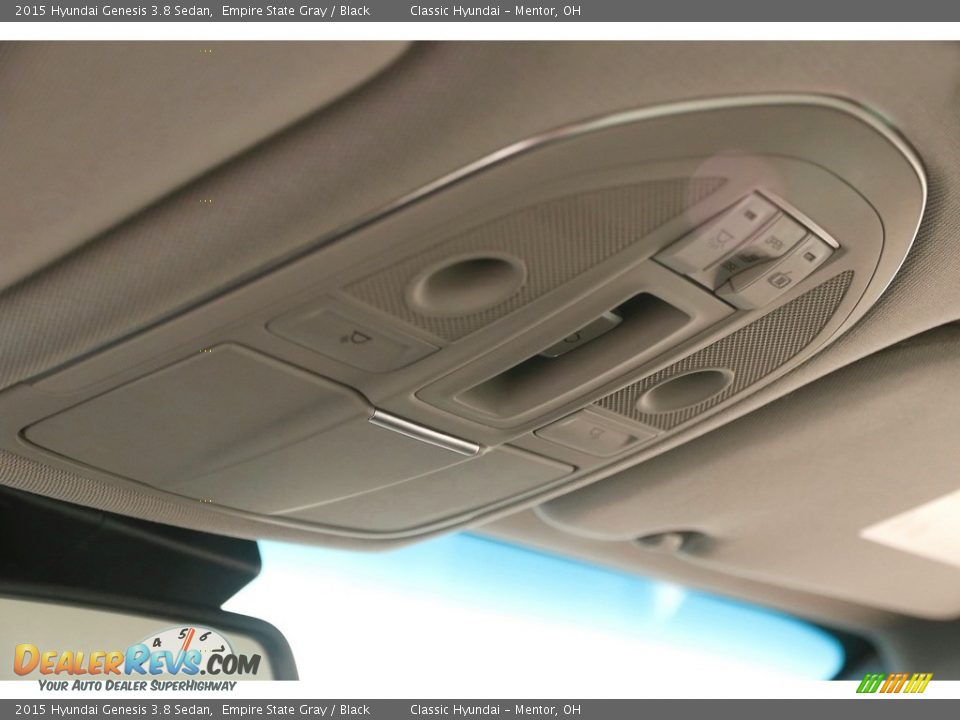 2015 Hyundai Genesis 3.8 Sedan Empire State Gray / Black Photo #12
