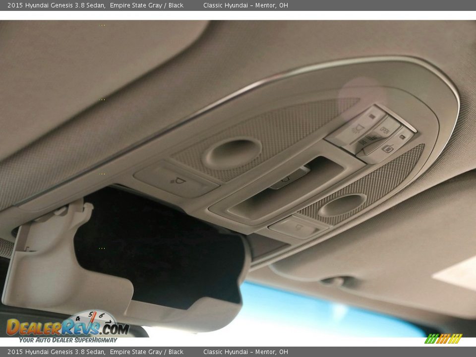 2015 Hyundai Genesis 3.8 Sedan Empire State Gray / Black Photo #13