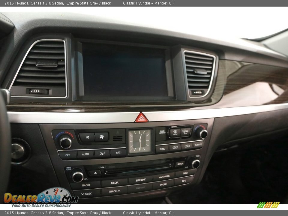 2015 Hyundai Genesis 3.8 Sedan Empire State Gray / Black Photo #15