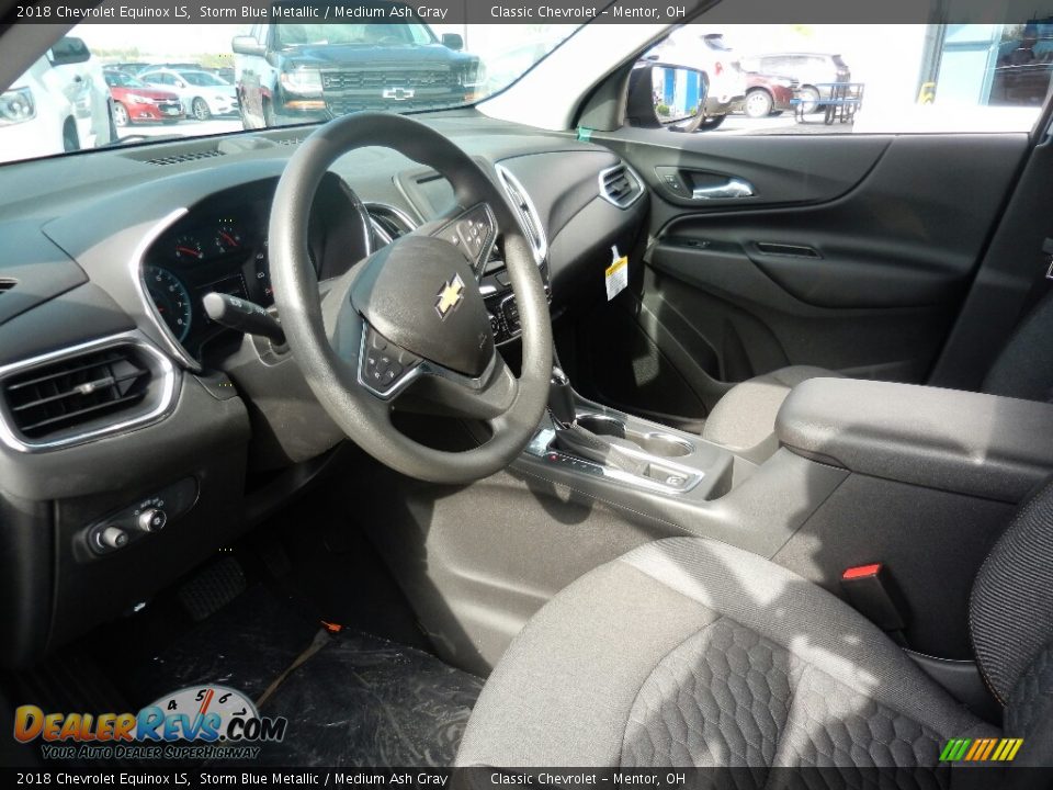 2018 Chevrolet Equinox LS Storm Blue Metallic / Medium Ash Gray Photo #6
