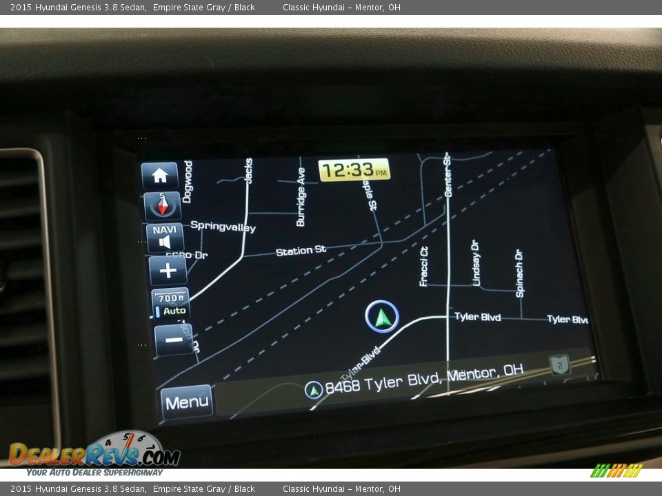 2015 Hyundai Genesis 3.8 Sedan Empire State Gray / Black Photo #21