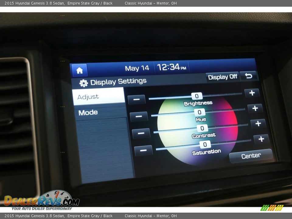 2015 Hyundai Genesis 3.8 Sedan Empire State Gray / Black Photo #24