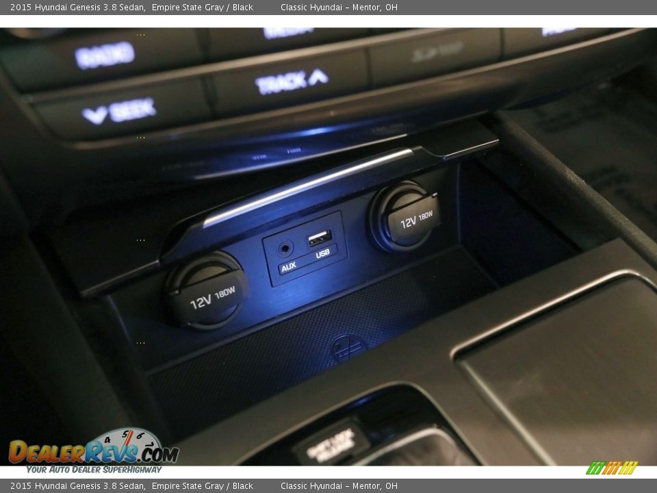 2015 Hyundai Genesis 3.8 Sedan Empire State Gray / Black Photo #30