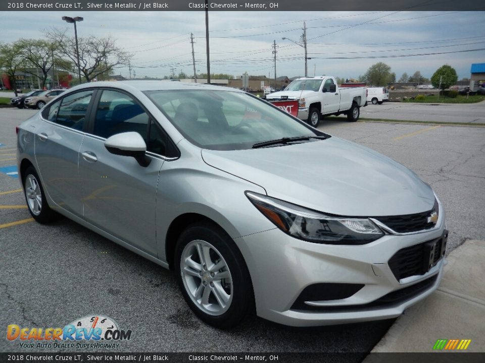 2018 Chevrolet Cruze LT Silver Ice Metallic / Jet Black Photo #3