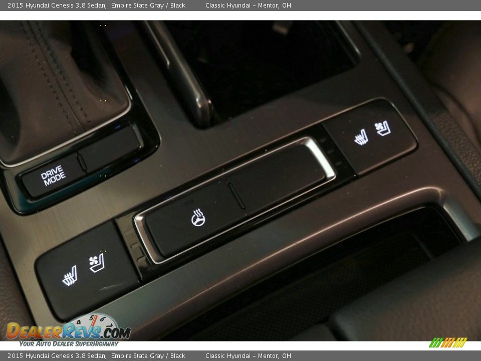 2015 Hyundai Genesis 3.8 Sedan Empire State Gray / Black Photo #33