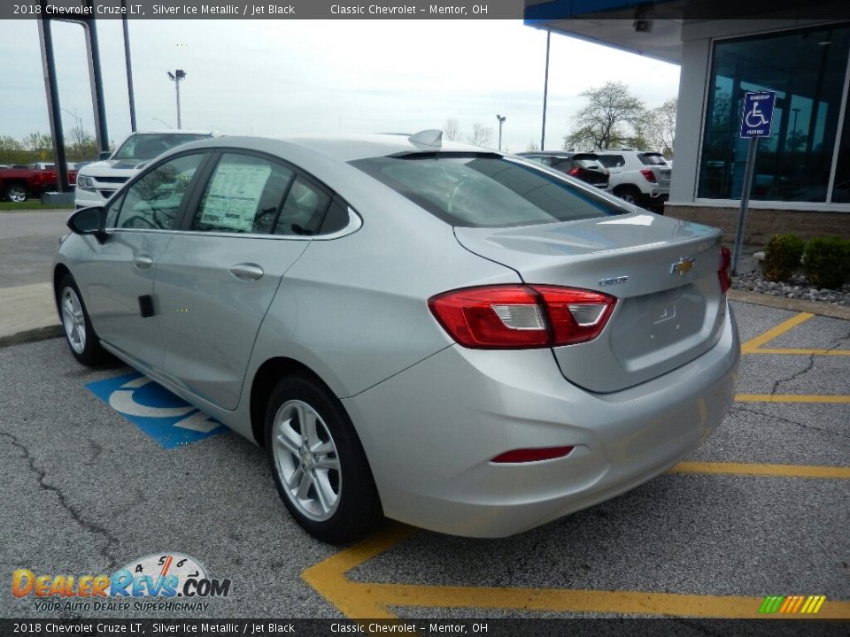 2018 Chevrolet Cruze LT Silver Ice Metallic / Jet Black Photo #5