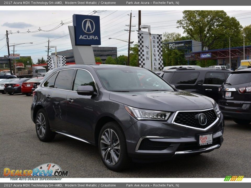 2017 Acura MDX Technology SH-AWD Modern Steel Metallic / Graystone Photo #1