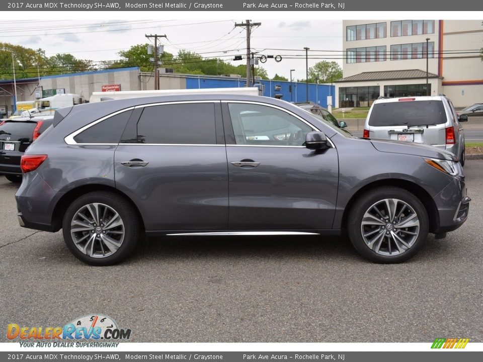 2017 Acura MDX Technology SH-AWD Modern Steel Metallic / Graystone Photo #2