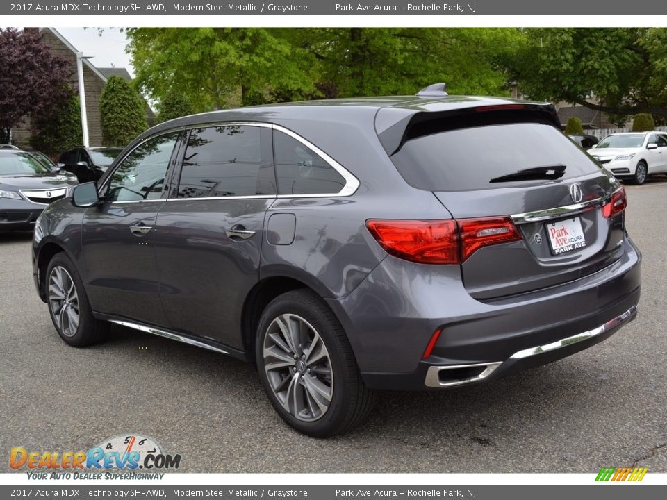 2017 Acura MDX Technology SH-AWD Modern Steel Metallic / Graystone Photo #4