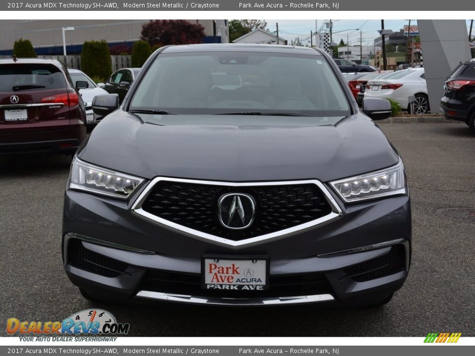 2017 Acura MDX Technology SH-AWD Modern Steel Metallic / Graystone Photo #7