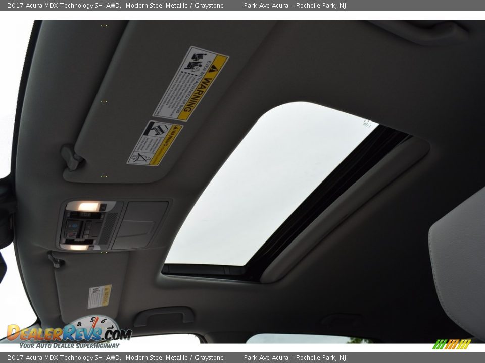 2017 Acura MDX Technology SH-AWD Modern Steel Metallic / Graystone Photo #13