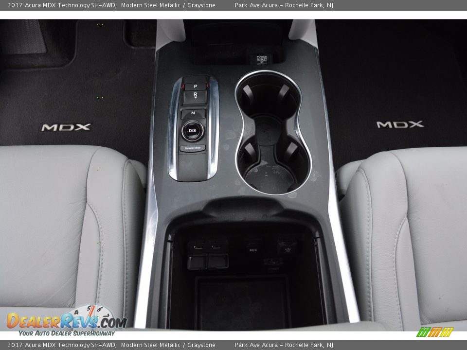 2017 Acura MDX Technology SH-AWD Modern Steel Metallic / Graystone Photo #16