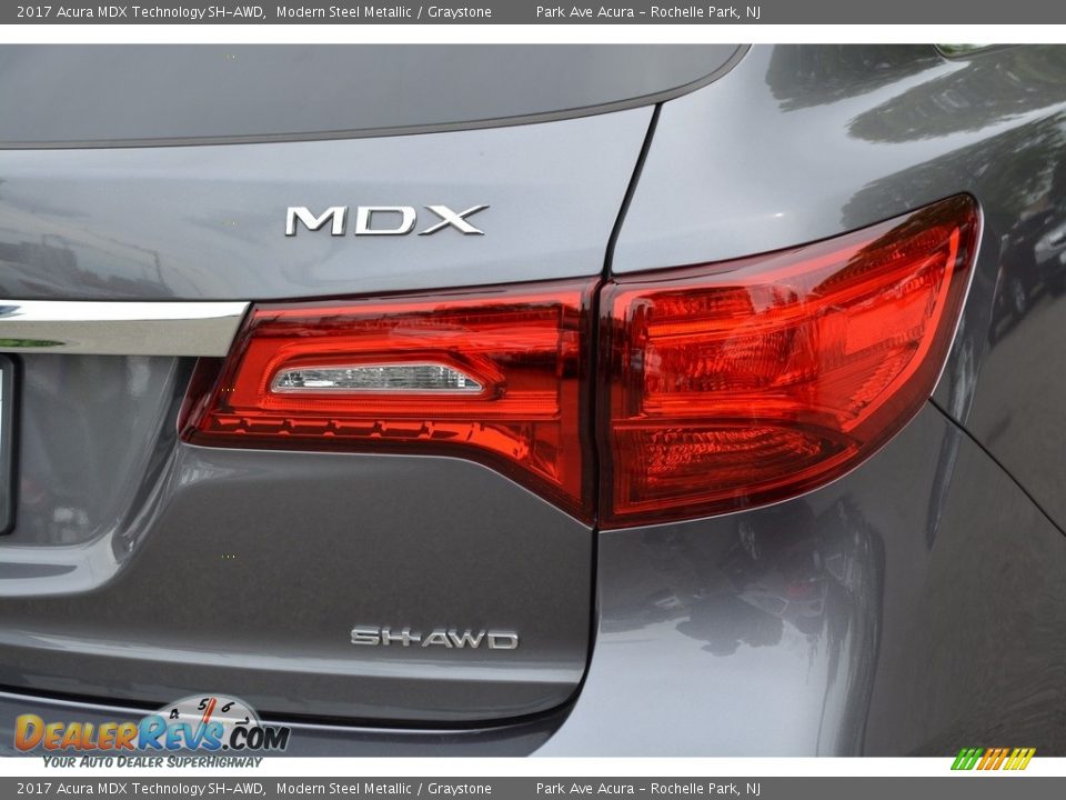 2017 Acura MDX Technology SH-AWD Modern Steel Metallic / Graystone Photo #21
