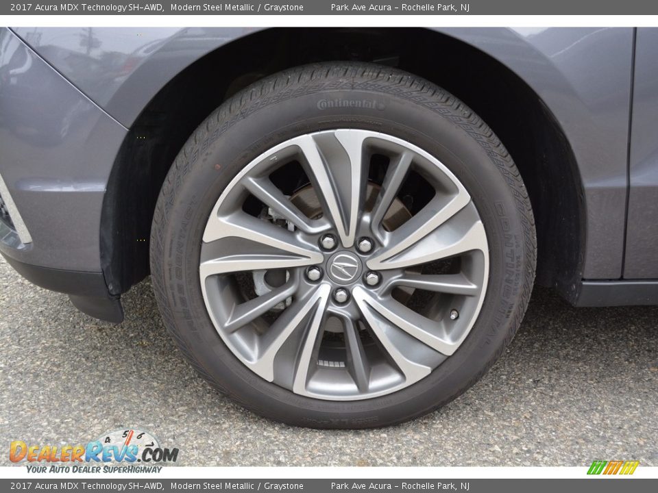 2017 Acura MDX Technology SH-AWD Modern Steel Metallic / Graystone Photo #29