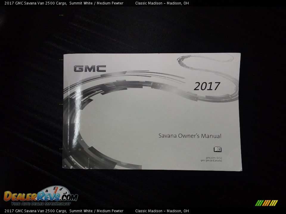 2017 GMC Savana Van 2500 Cargo Summit White / Medium Pewter Photo #8